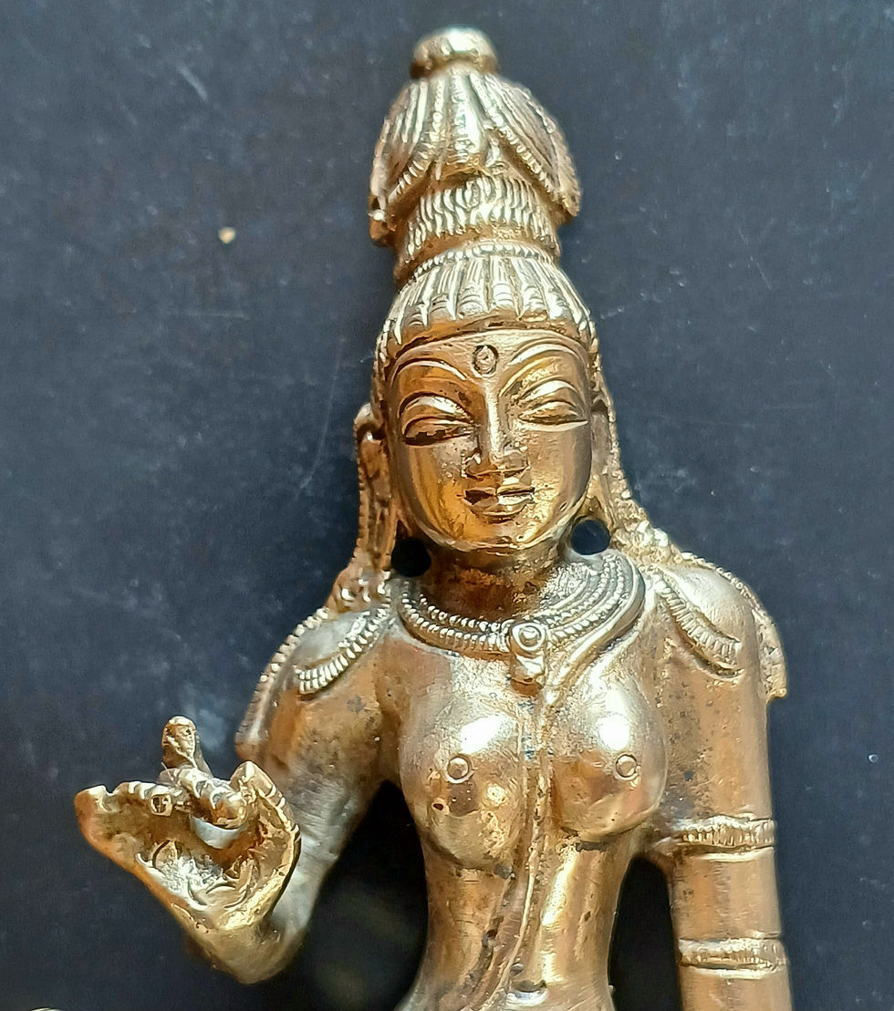 Thumbnail: Dakshin Cult’s Brass Idol of Devi Parvati as Bhoga Shakti for Prosperity & Abund