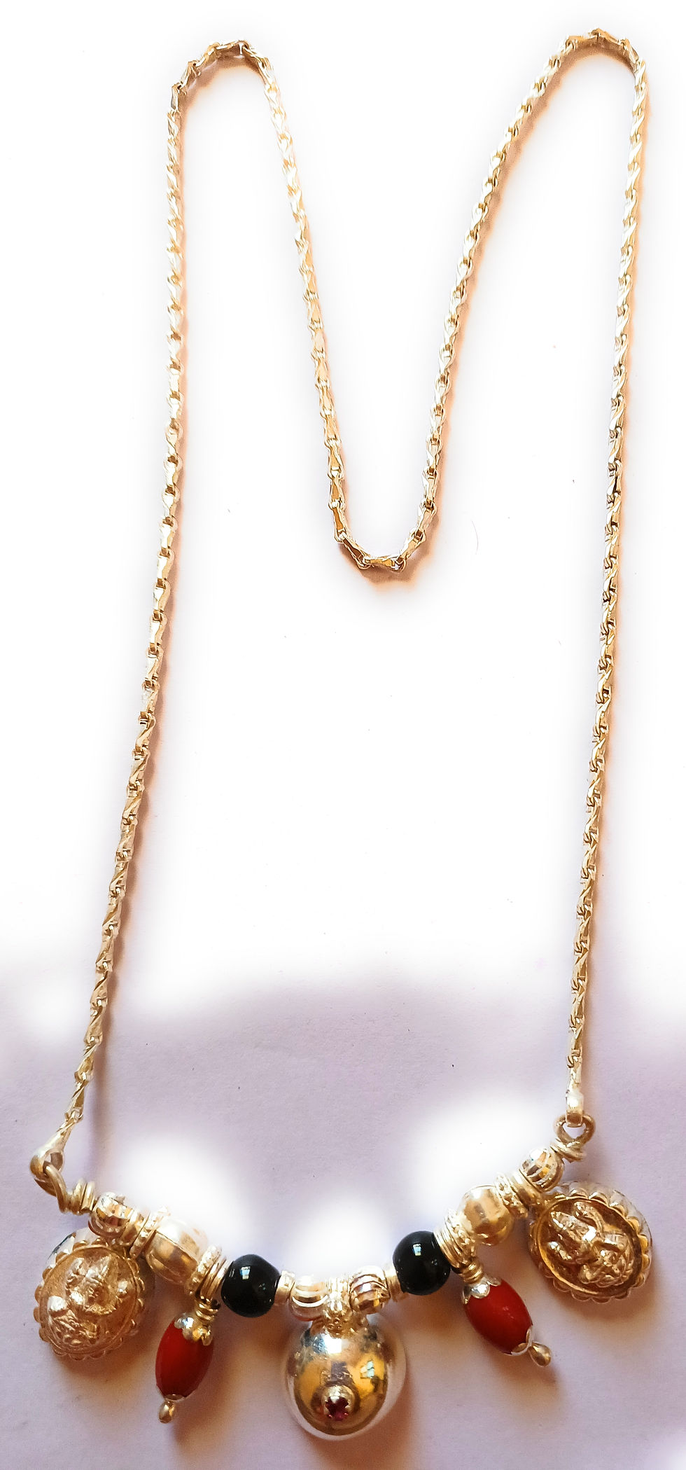 Thumbnail: Dakshin Cult's 925 Silver Thirumangalyam, 30 Grams, 23 Inch Chain