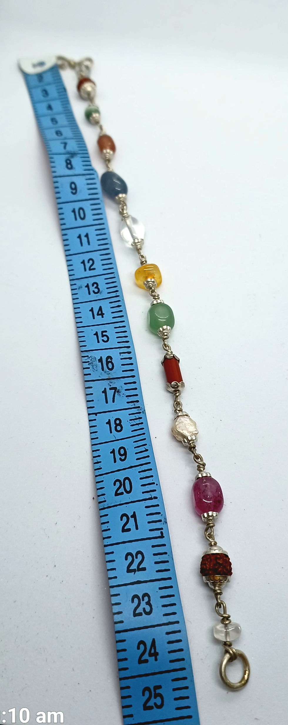 Thumbnail: Dakshin Cult’s Silver Navaratna Bracelet for Protection & Prosperity, Unisex