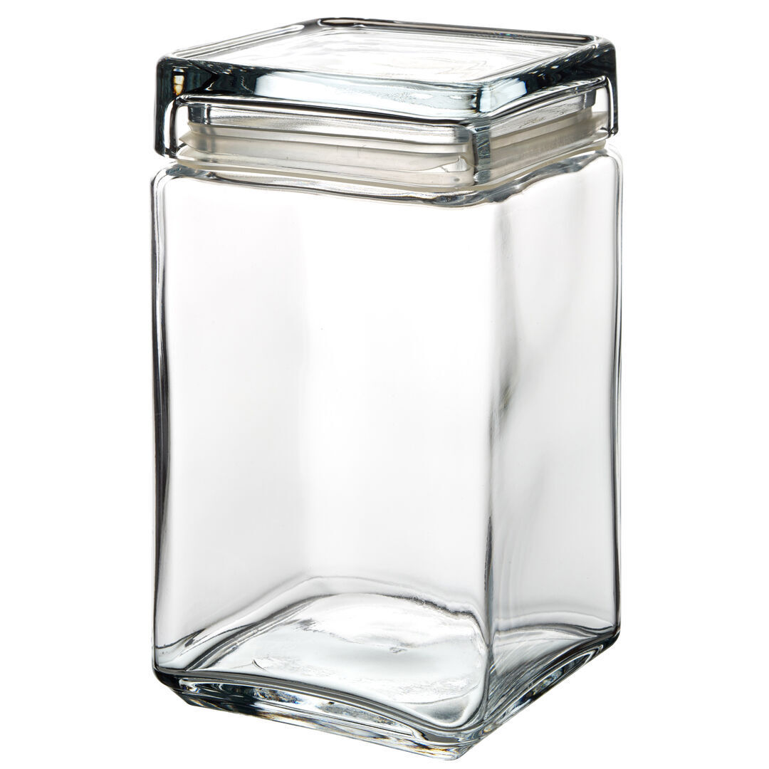 Square Biscotti Jar 1.5L – Sold in packs of 6