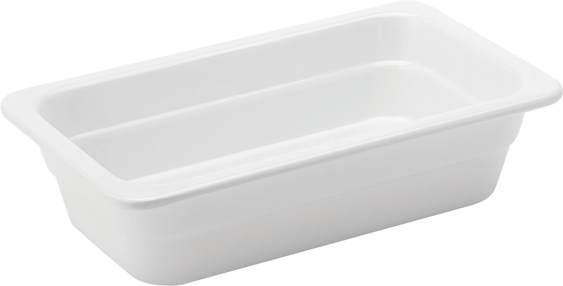 Melamine White GN 1/4 - 2.5" (6.5cm) Deep