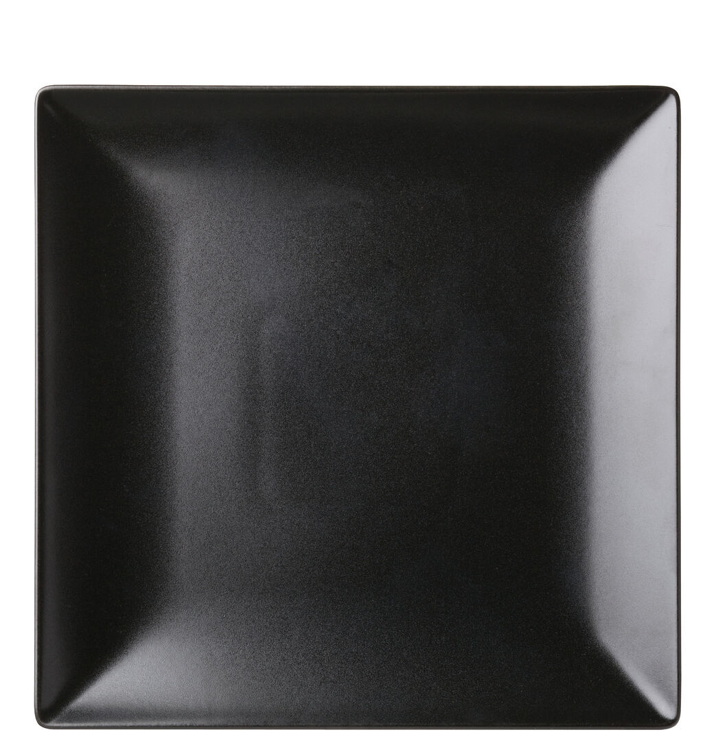 Noir Square Plate 10" (25.5cm) – Sold in packs of 12