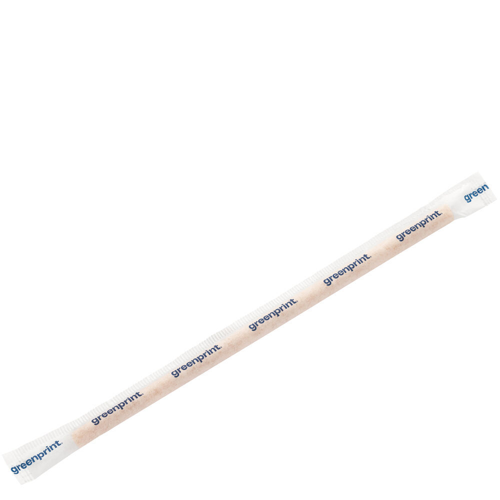 Agave Wrapped Natural Straw 8.25"(21cm) Box of 250 – Sold in packs of 12