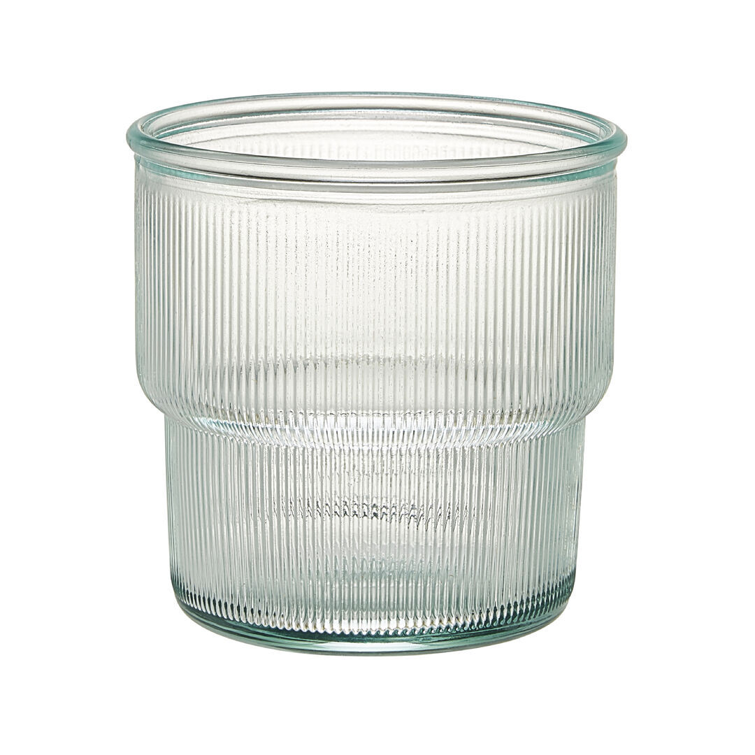 Stackable Ribbed Tumbler 10.5oz(30cl) – Sold in packs of 6