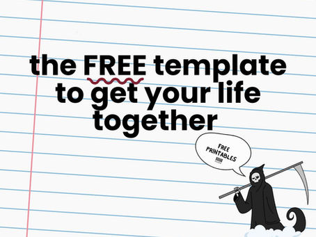 Free Templates That’ll Actually Help You Get Your Life Together