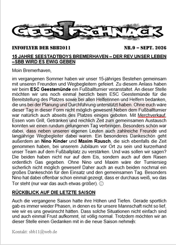 Geesteschnack Ausgabe 9 jetzt online!