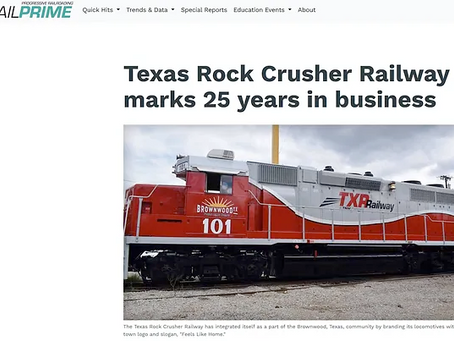 TXR Featured in RailPrime