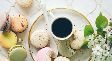 Café avec Macarons