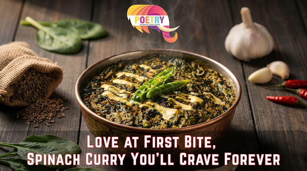 Love at First Bite, Spinach Curry You’ll Crave Forever