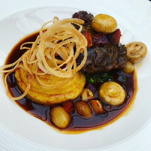 Beef cheek at the plough