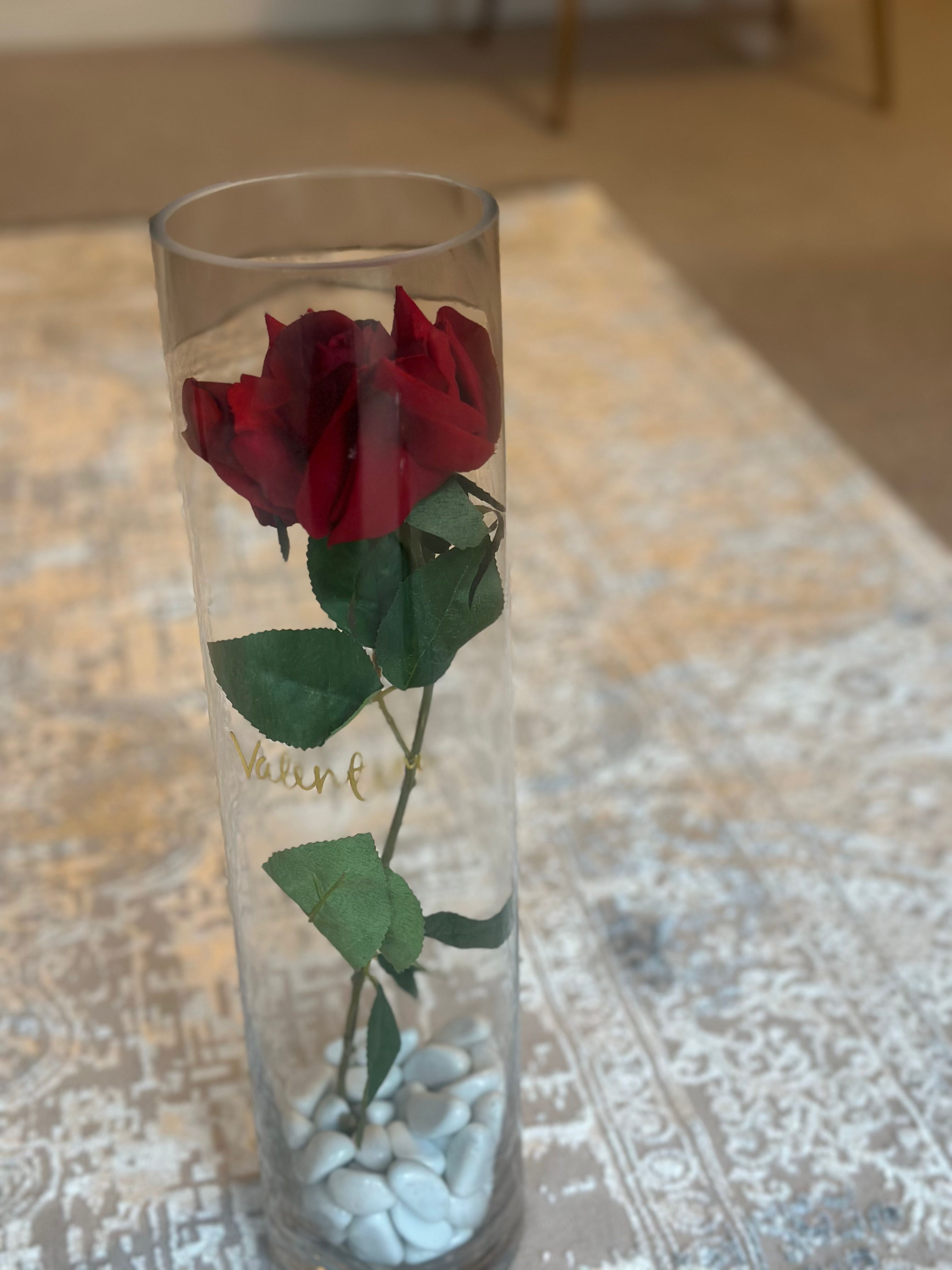 Eternity Rose 🌹 - tall vase