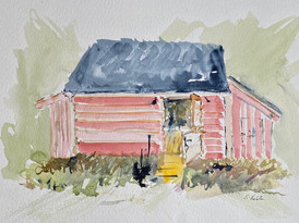 Dusk at the Horse Barn