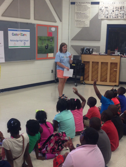 Ms. Lauren explains the 4 t's of philanthropy