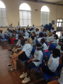 Listening to miss Lauren explain philanthropy