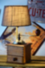 LAMPE MOULIN A CAFE