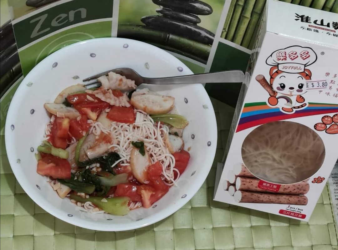 Tomato huai shan noodles
