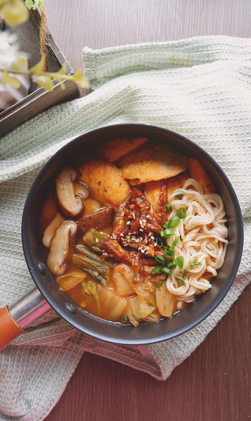 kitchen life kimichi huaishan noodles