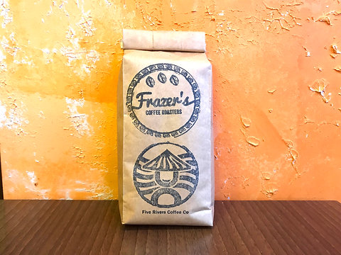 five rivers ground 250g coffee bag coffee bag