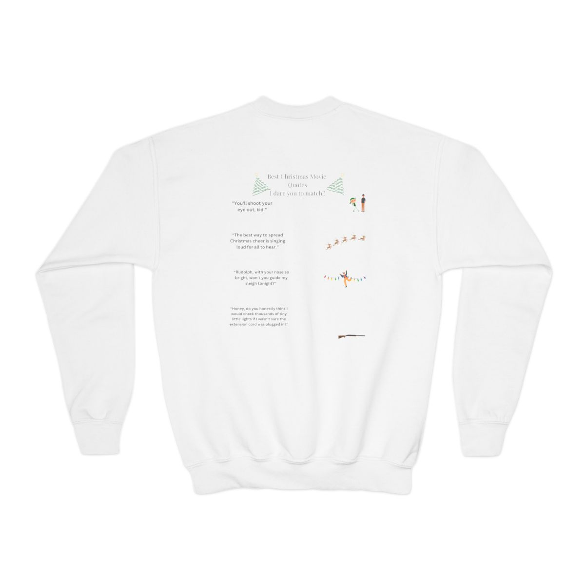 Christmas movie quotes-Youth Swearshirt