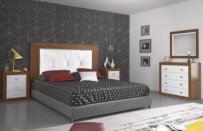 DORMITORIO MATRIMONIAL CABECERO POLIPIEL