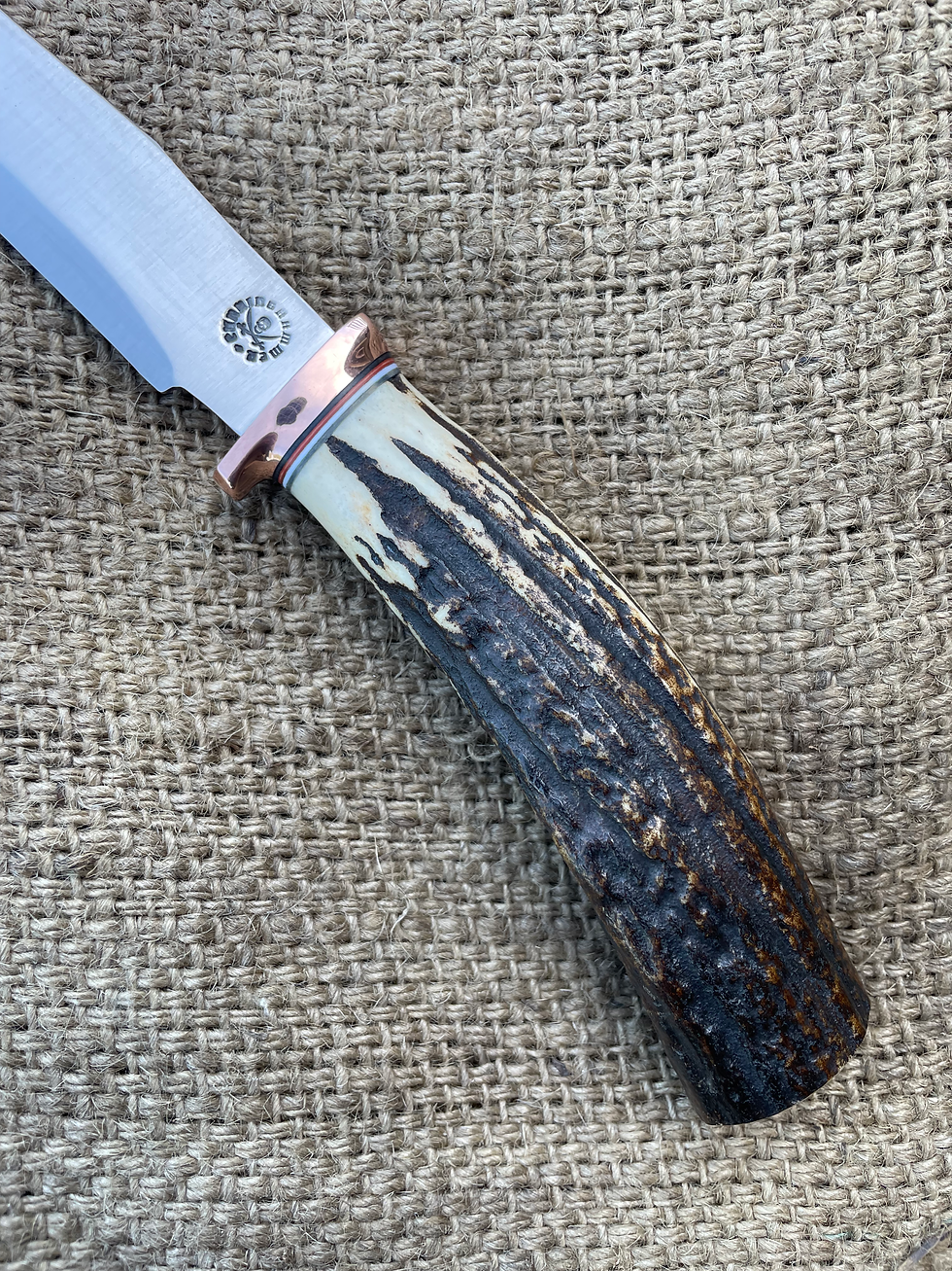 Thumbnail: Premium Sambar Stag Cheese Knife