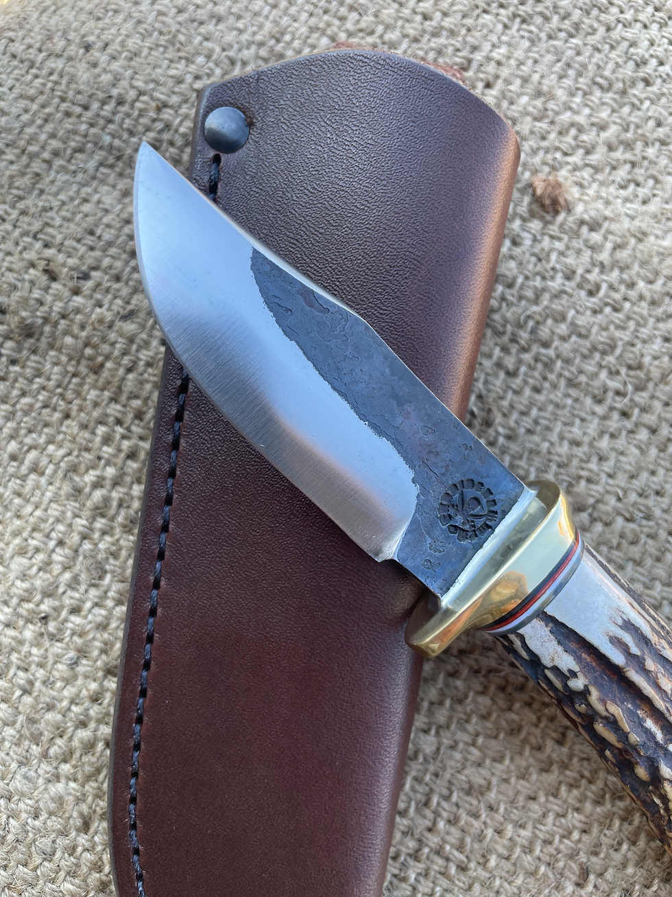 Thumbnail: Premium Sambar Stag Clip Point Hunter