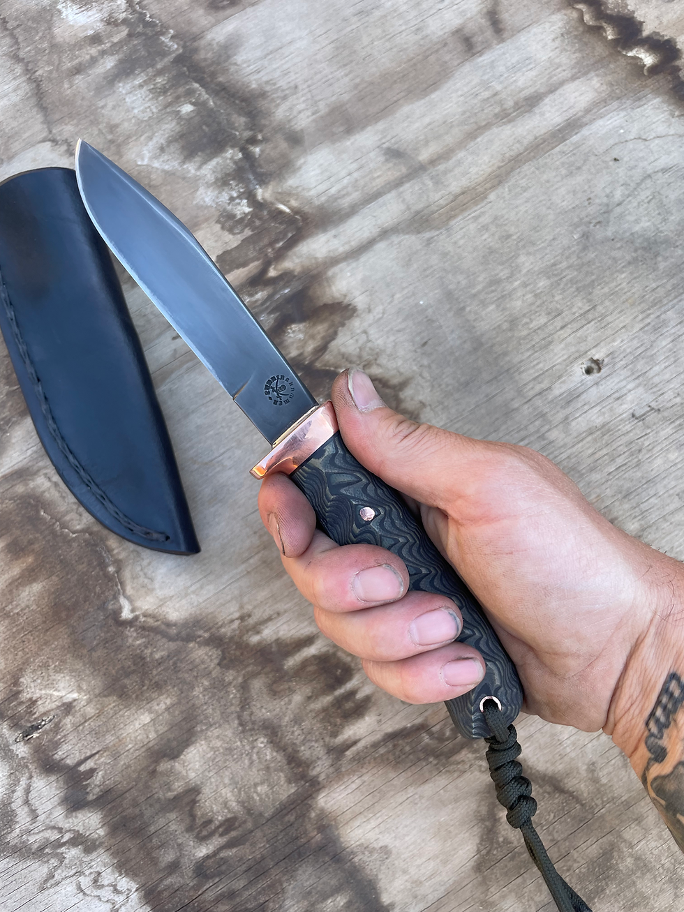 Thumbnail: Rugged RG10 Blued Clip Point