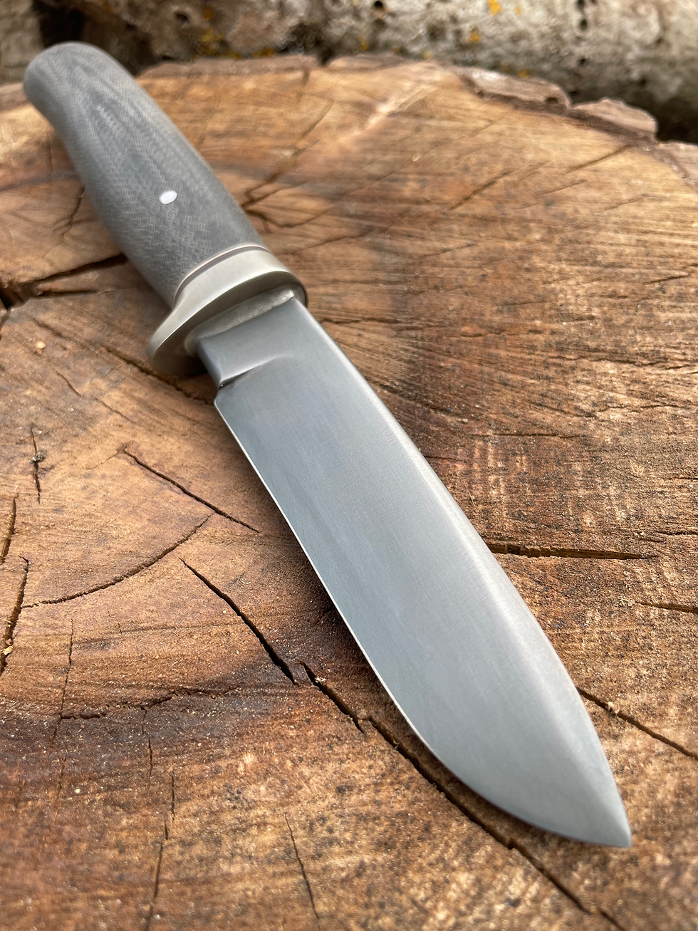 Thumbnail: Graphite Black & Blued Drop Point