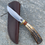 Thumbnail: Premium Sambar Stag and Micarta Hunter