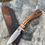 Thumbnail: Premium Sambar Stag & Ivory Micarta Clip Point