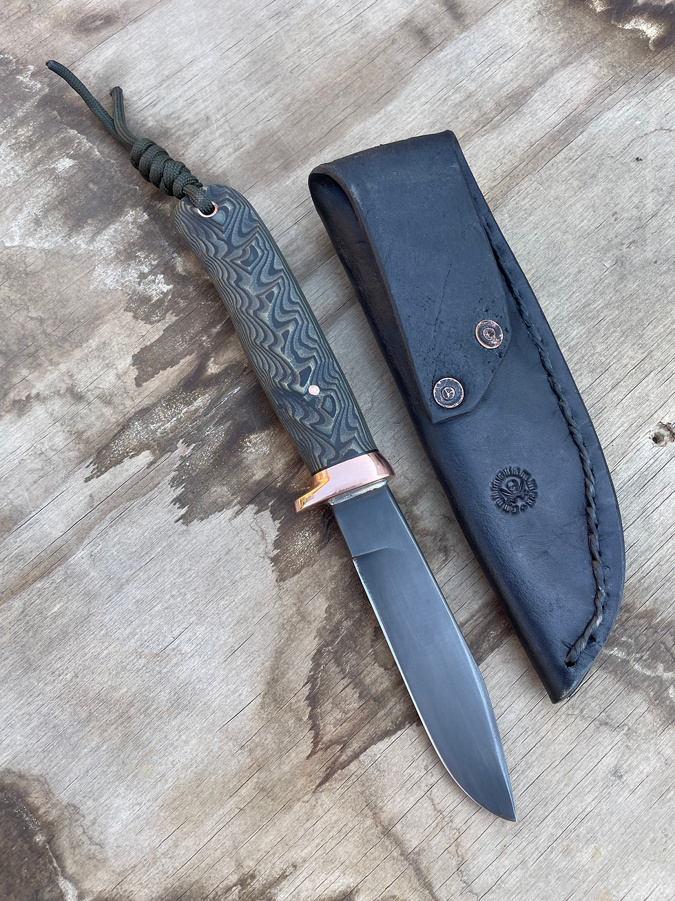 Thumbnail: Rugged RG10 Blued Clip Point