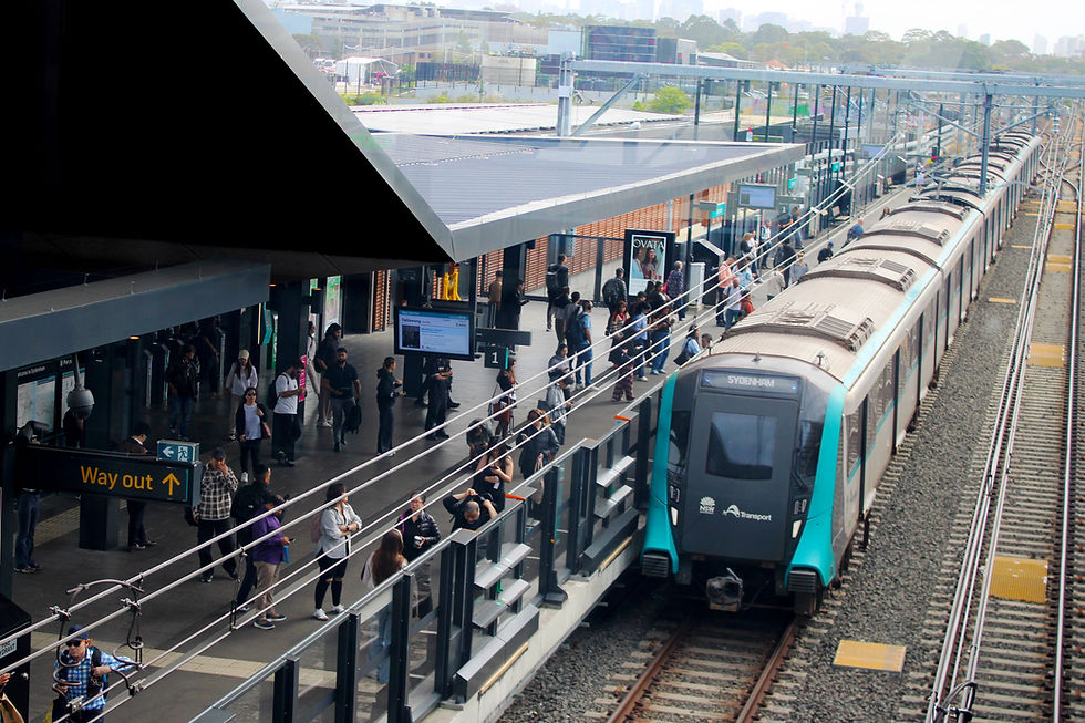 Metro services currently run from Tallawong to Sydenham, with the line to be extended through to Bankstown. Photo: Caitlin Maloney.