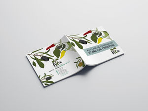 Cover catalogue for an olives processing factory