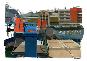 Fishing somewhere in Donostia, Basque Country