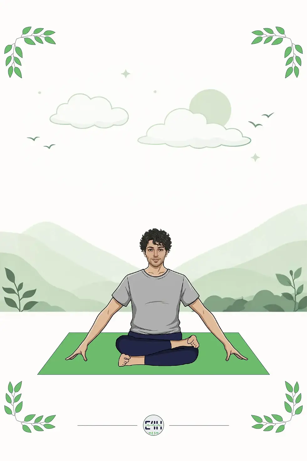 Person seated with shins stacked in Fire Log Pose