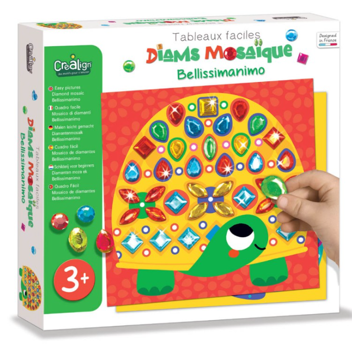 Tableaux Faciles Diams Mosaïque bellissimanimo | Activité créative