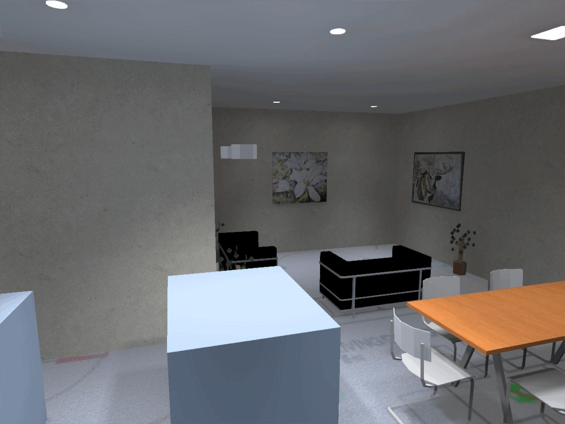 Student accommodation lighting design