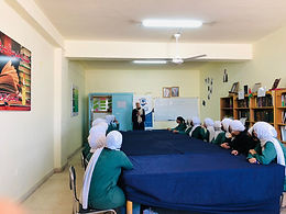Two awareness sessions on digital safety for first-year secondary students at Sarafa Secondary School for Girls.