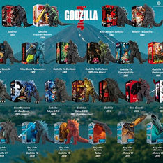 NECA comienza 12 días de descargas con la guía visual de figuras de Godzilla