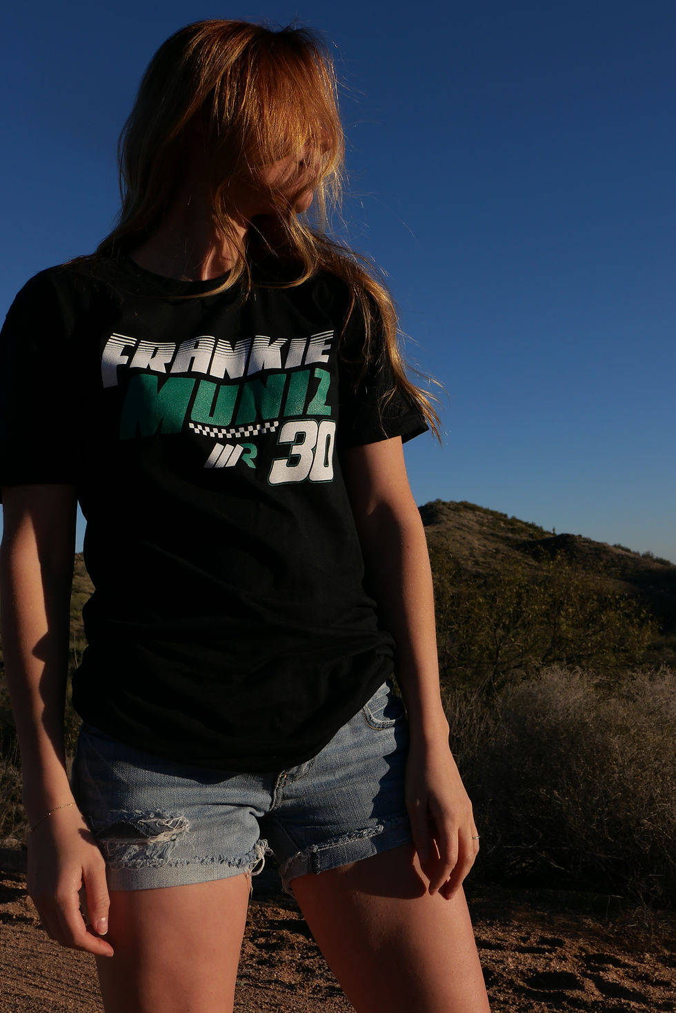 Thumbnail: Frankie Muniz #30 Green Logo Unisex T-Shirt