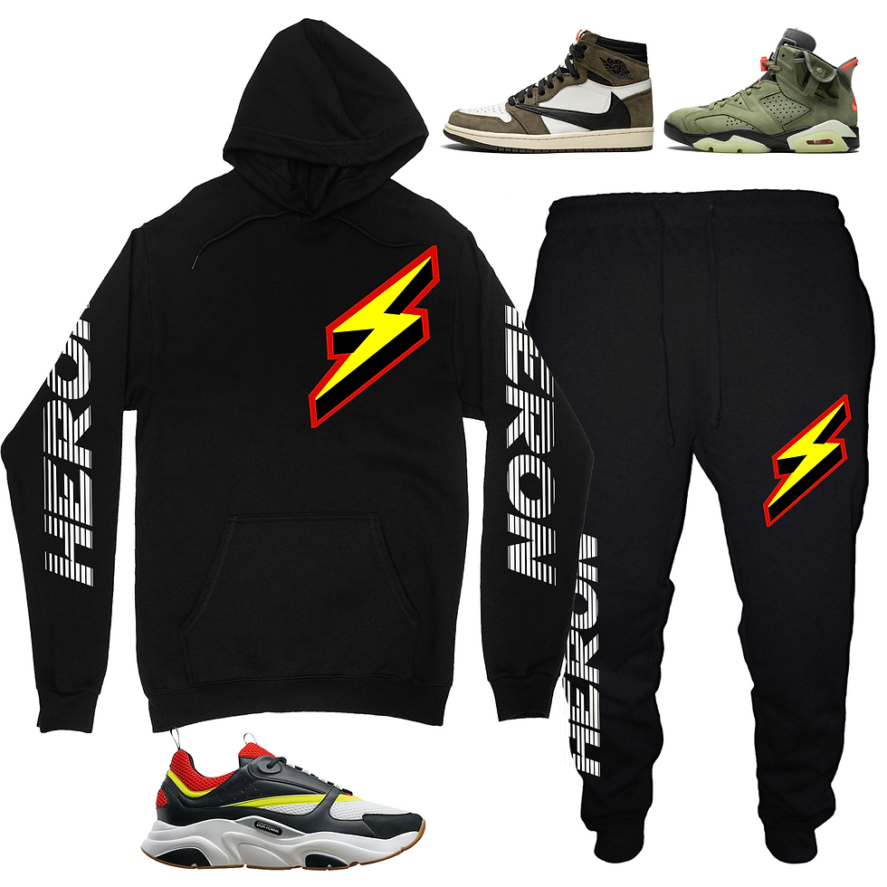 Thumbnail: Thunder Bolt Hoodie (Black)