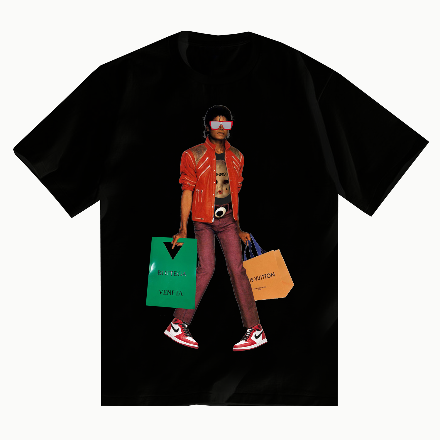 The king Of Pop T-shirt (Black)