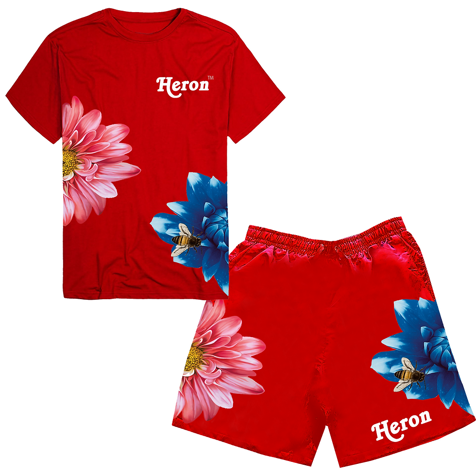 Thumbnail: Wild Flower Shorts (Red)
