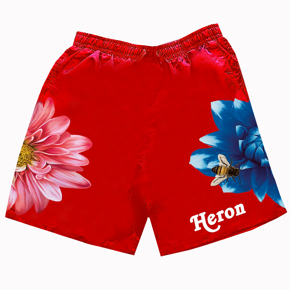 Thumbnail: Wild Flower Shorts (Red)
