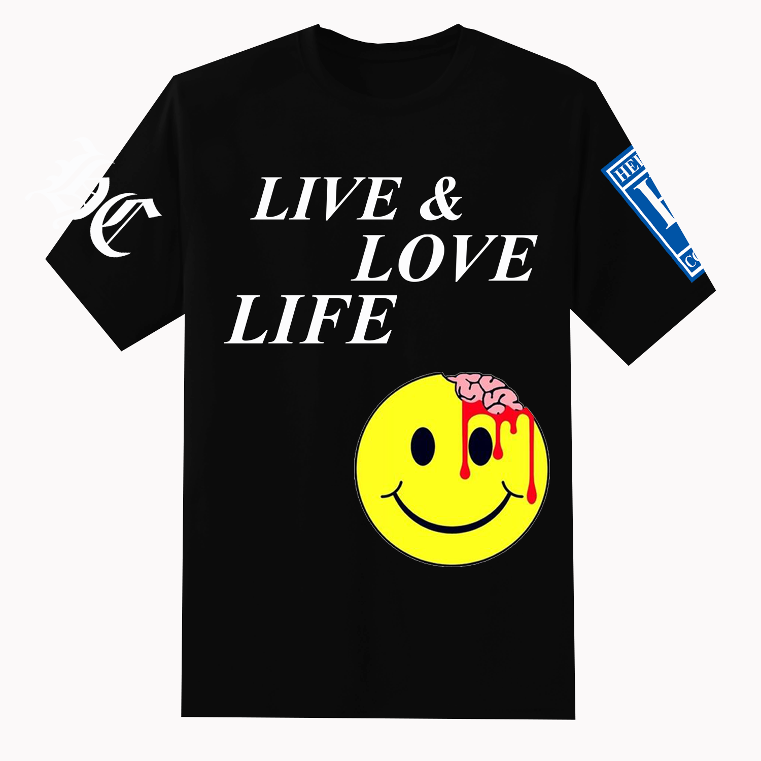 Live & Love Life T-shirt (Black)