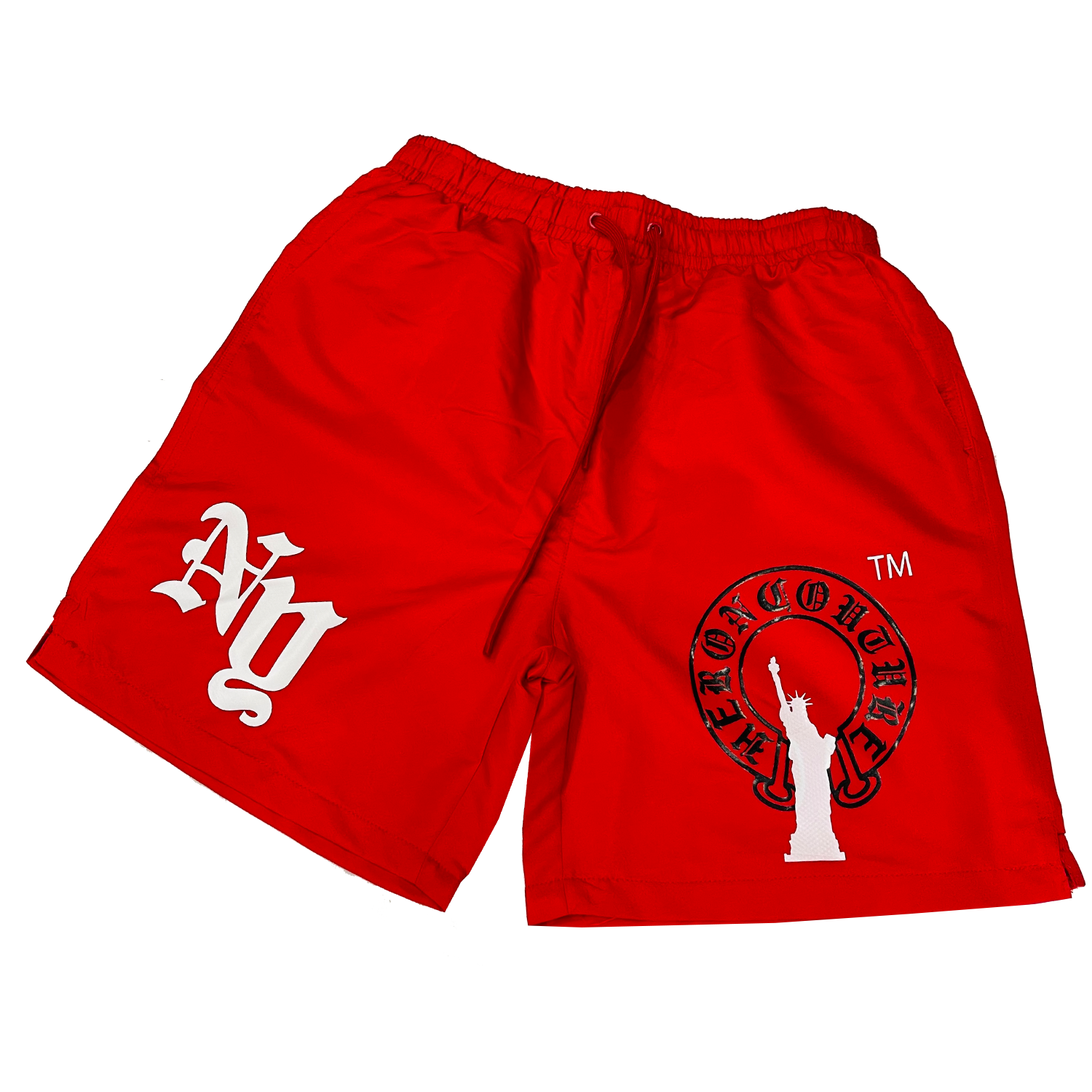 Vintage NY Shorts (Red)