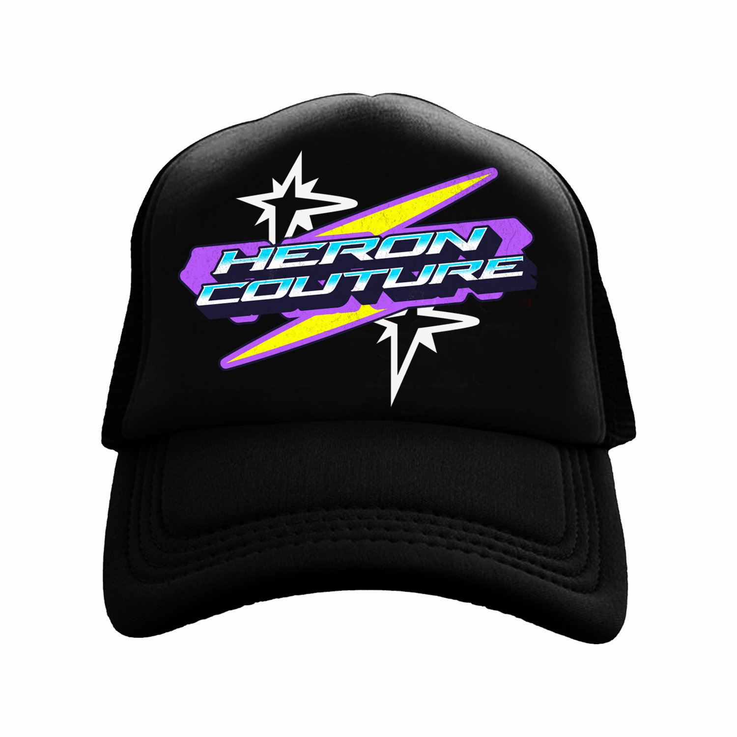 Heron “Asteroid” Trucker Hat (Black)