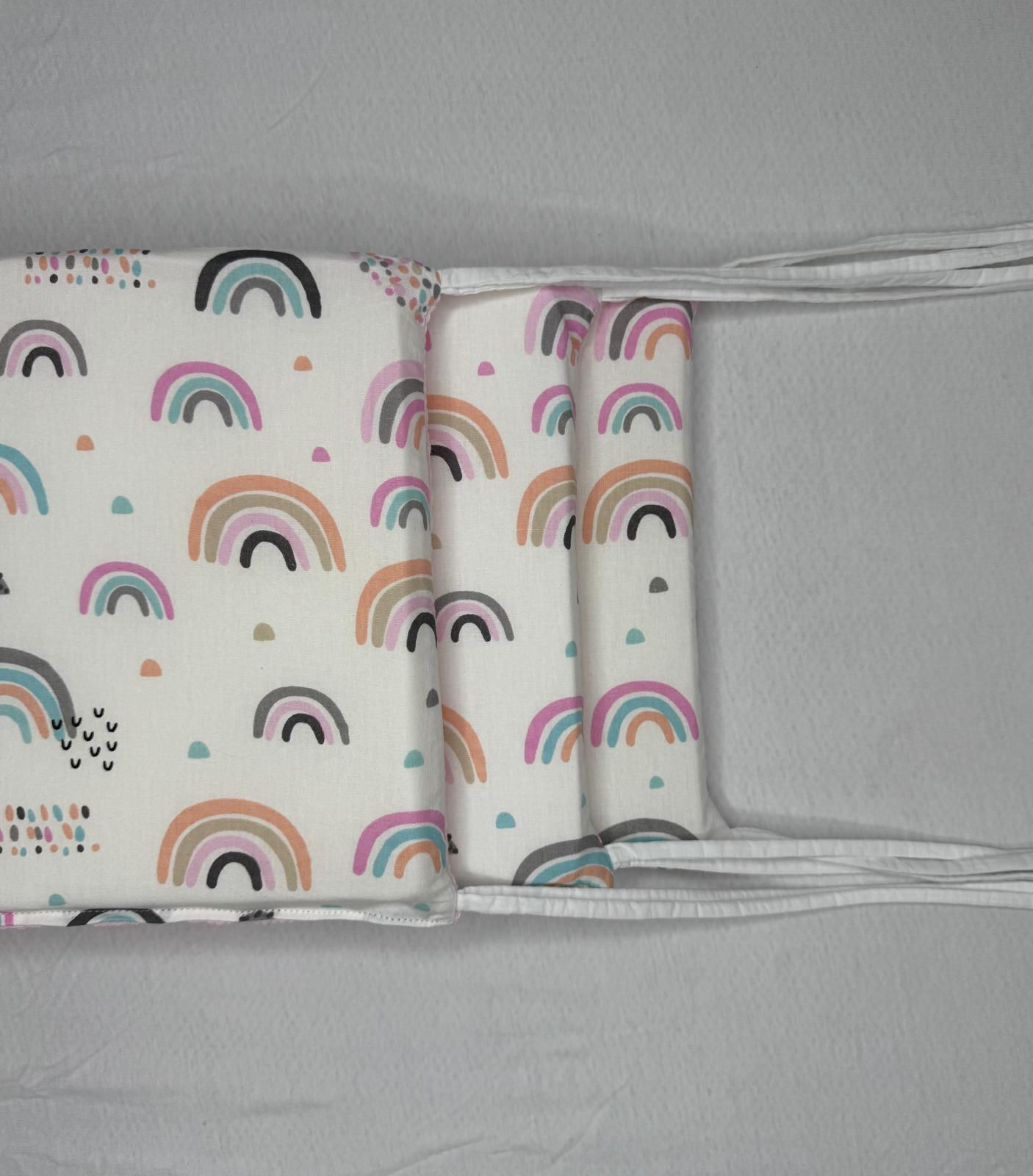 מגן ראש-קשתות ורודות בשילוב פיקה ורוד