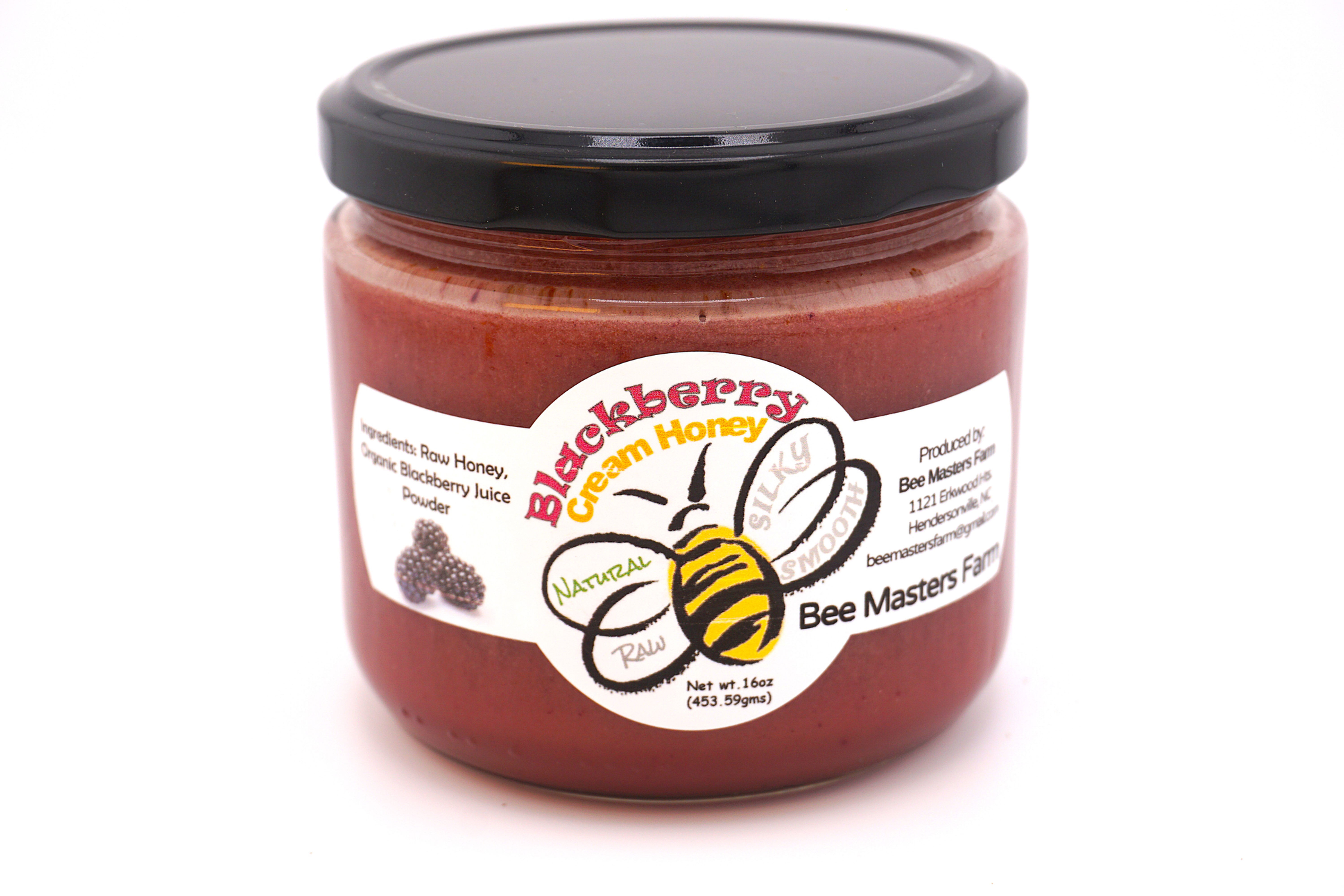 Blackberry Cream Honey 16oz