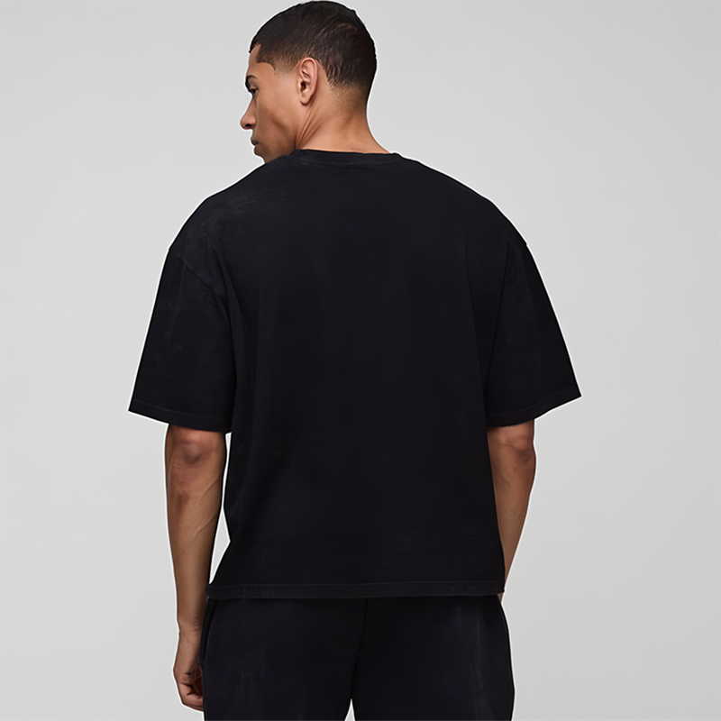 Thumbnail: Oversized Boxy Dropped Shoulders Mens Running T-shirts 100% Cotton Heavyweight H